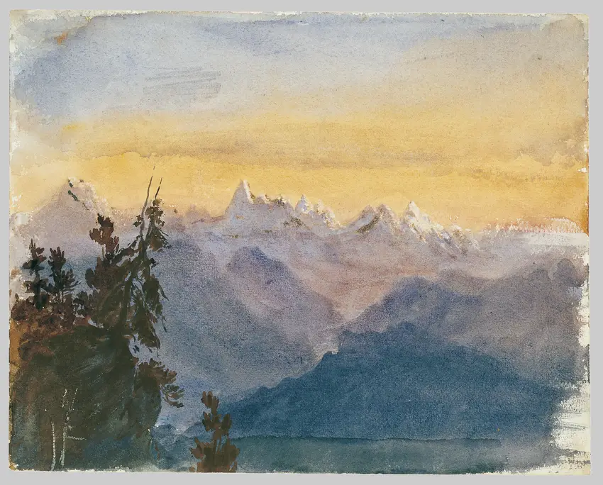 View from Mount Pilatus (1870) by John Singer Sargent